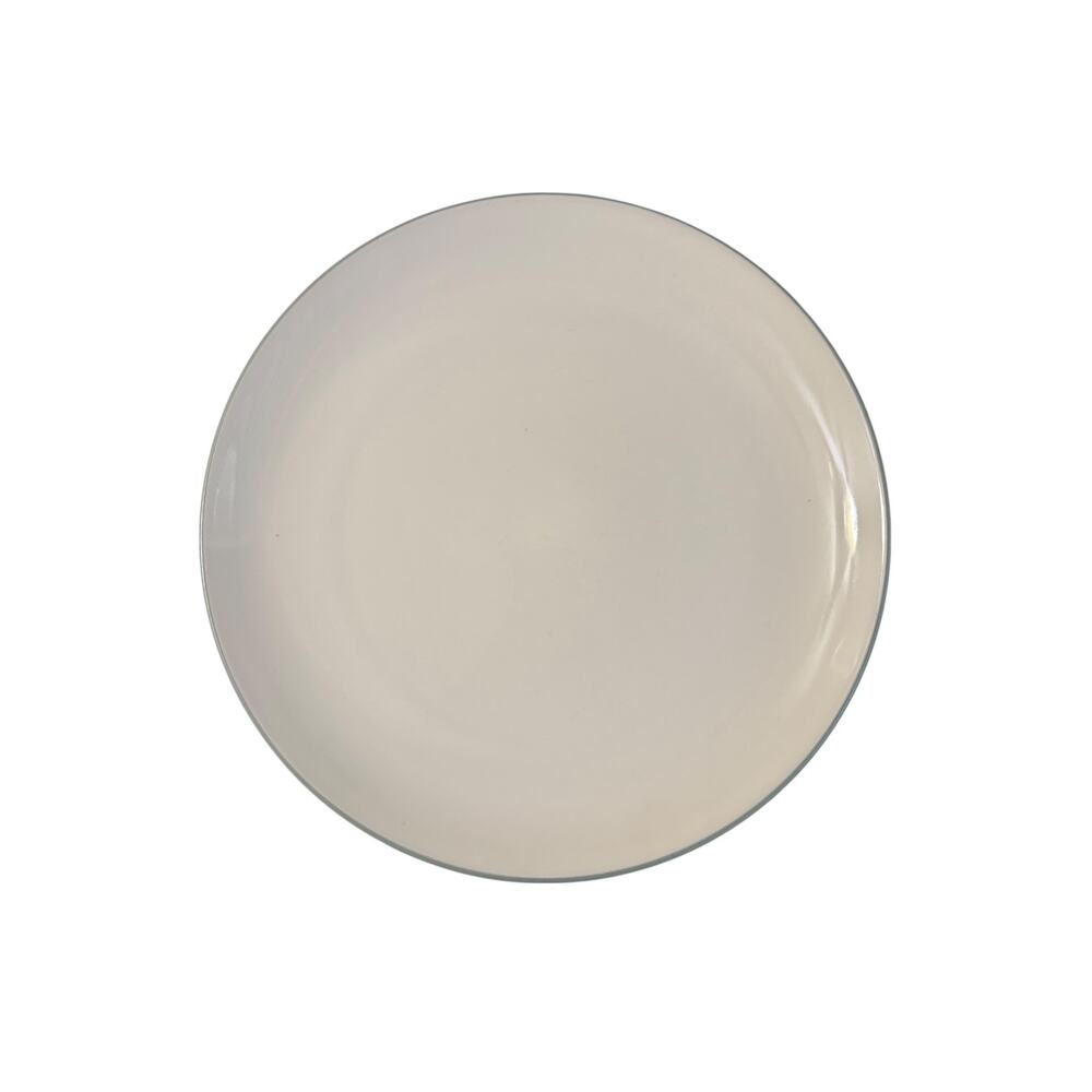 Noritake Colorwave Green 8485 Dinner Plate Stoneware Sage Creamy White Vintage
